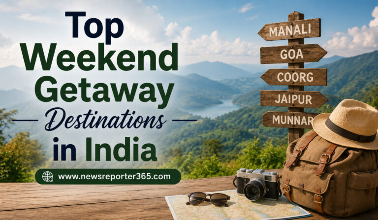 Top Weekend Getaway Destinations in India