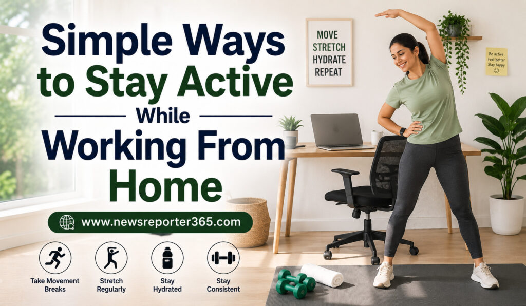 Simple Ways to Stay Active While Working From Home