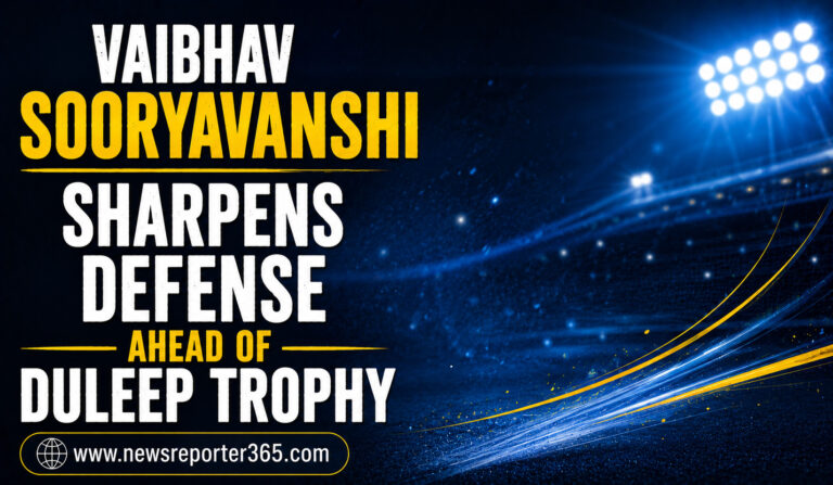 Vaibhav Sooryavanshi Sharpens Defense Ahead of Duleep Trophy