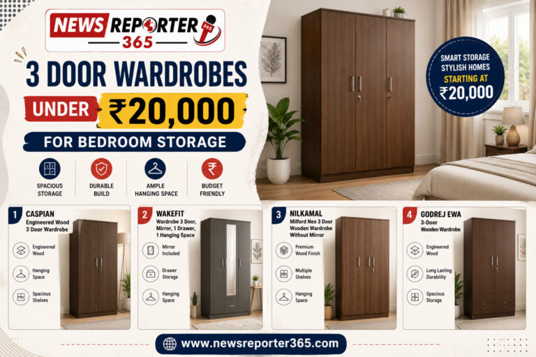 3 Door Wardrobes Under 20000 for Bedroom Storage