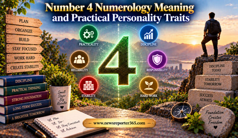Number 4 Numerology Meaning and Practical Personality Traits