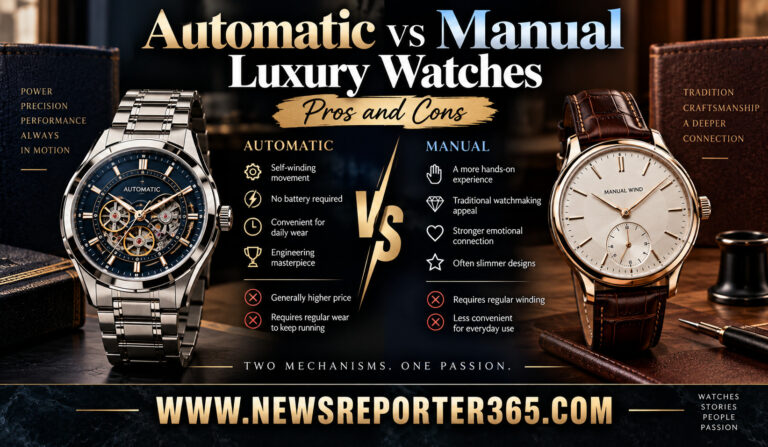 Automatic vs Manual Luxury Watches: Pros and Cons