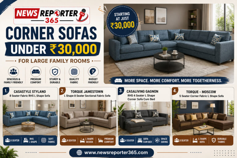 Corner Sofas Under 30000 for Large Family Rooms