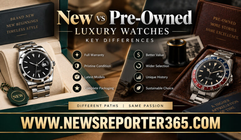 New vs Pre-Owned Luxury Watches: Key Differences