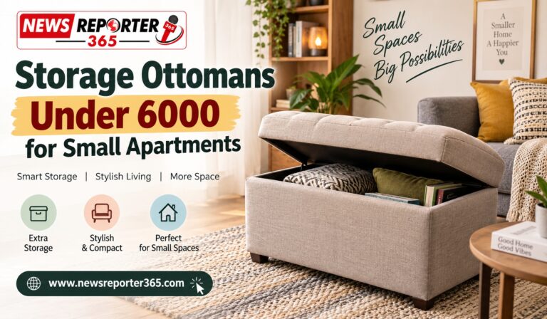 Storage Ottomans Under 6000 for Small Apartments