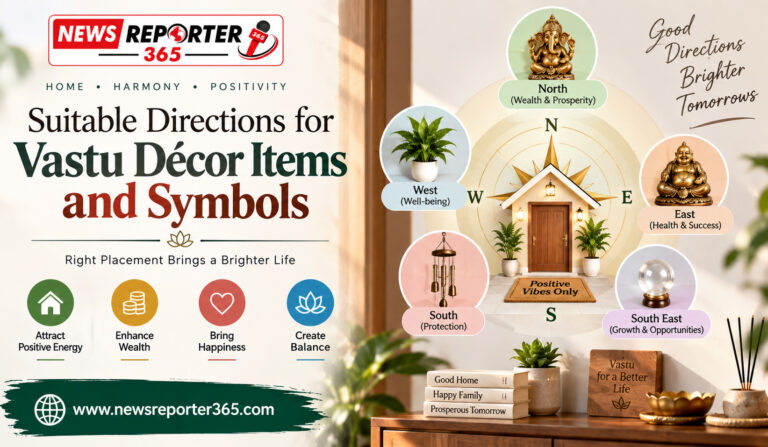 Suitable Directions for Vastu Décor Items and Symbols