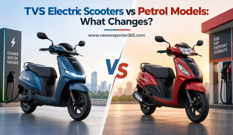 TVS Electric Scooters vs Petrol Models: What Changes?