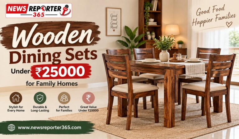Wooden Dining Sets Under 25000 for Family Homes